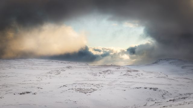 Font d'Urle sous les nuages